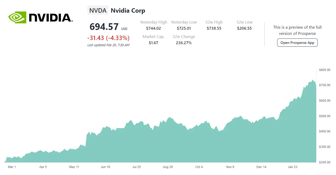 Nvidia Annual Market Overview